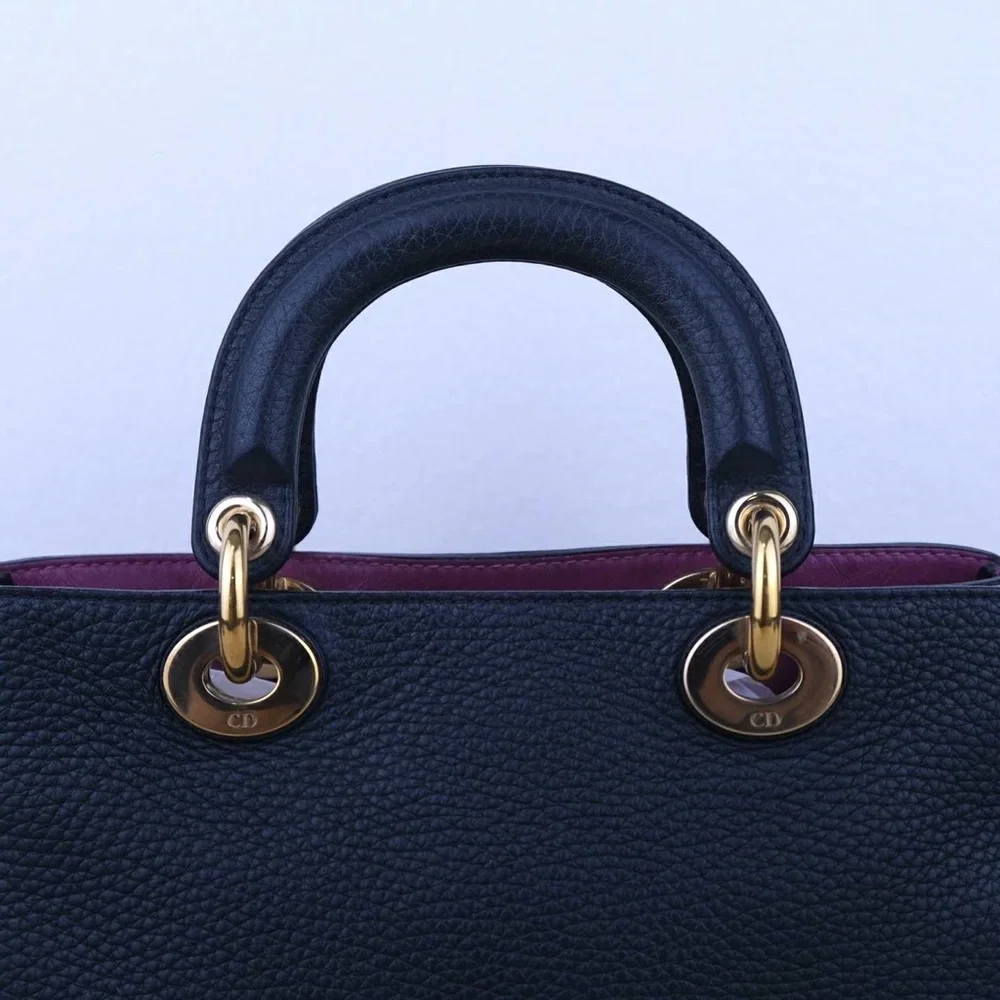 Dior Diorissimo Black Mini Bag with crossbody strap - Picture 8 of 16